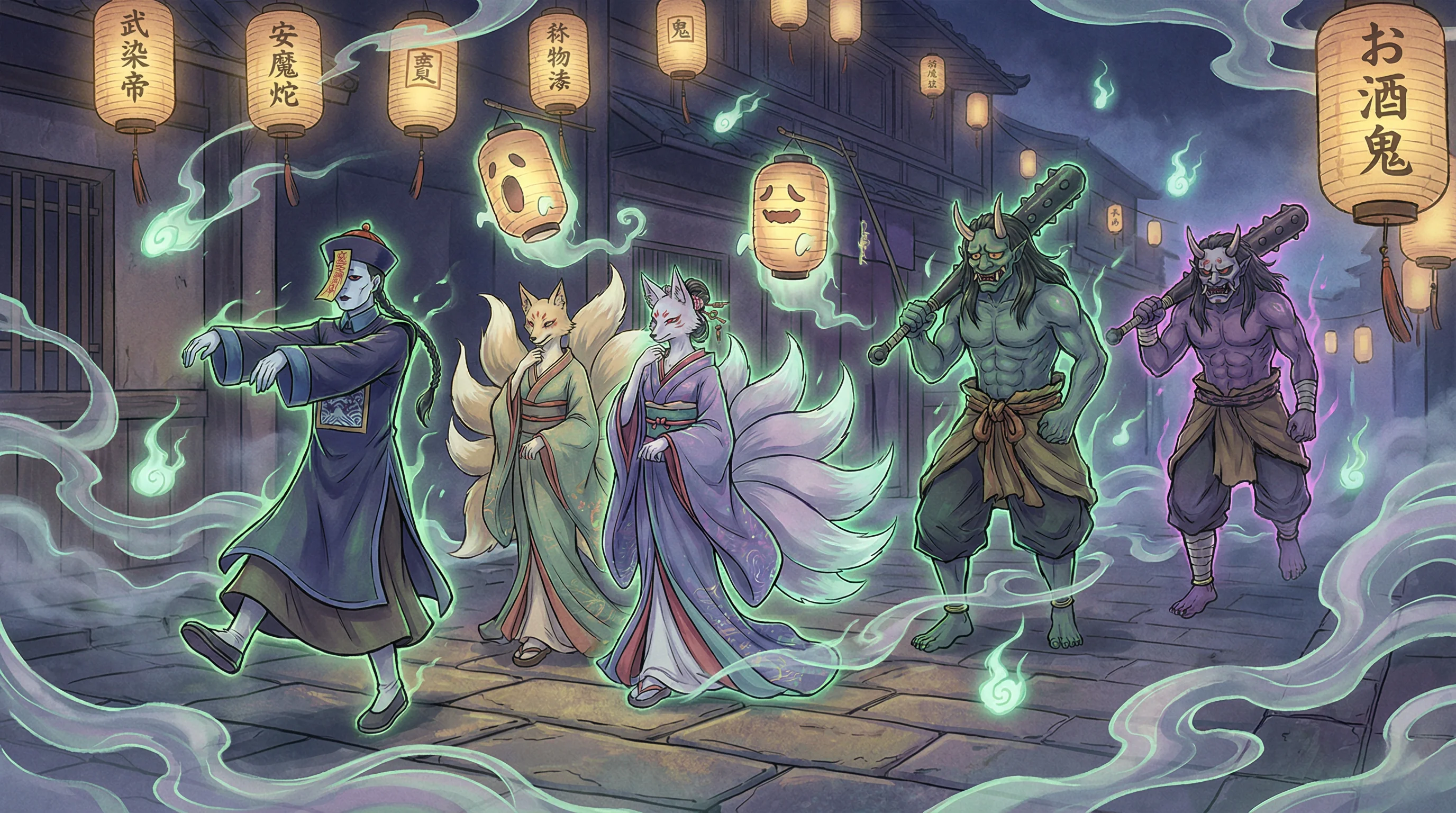 百鬼夜行 - 恋爱的目的完整版 中日鬼怪动漫